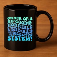 Owner Of A No Good Horrible Very Bad Digestive System 11oz C Handle Ceramic Mug