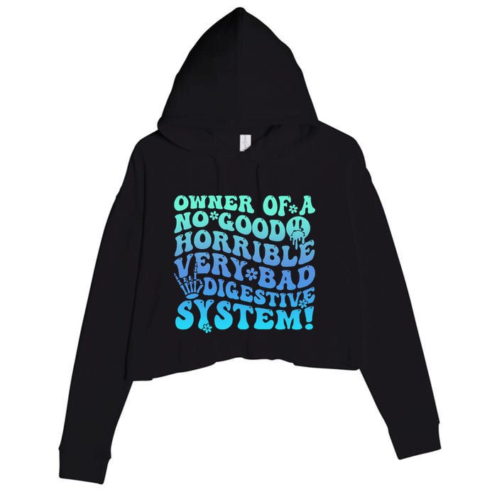 Owner Of A No Good Horrible Very Bad Digestive System Crop Fleece Hoodie