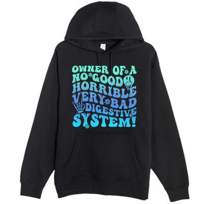 Owner Of A No Good Horrible Very Bad Digestive System Premium Pullover Hoodie