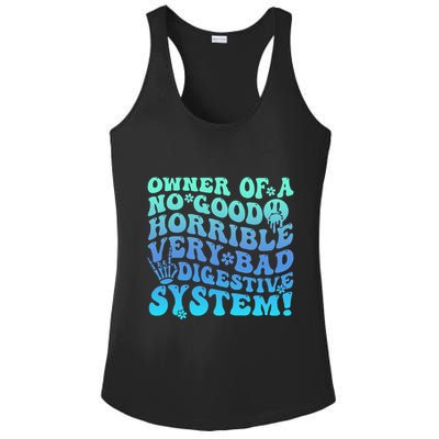 Owner Of A No Good Horrible Very Bad Digestive System Ladies PosiCharge Competitor Racerback Tank