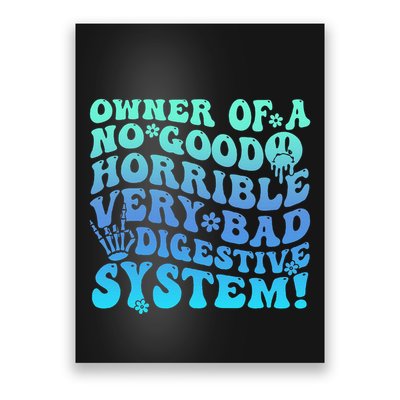 Owner Of A No Good Horrible Very Bad Digestive System Poster