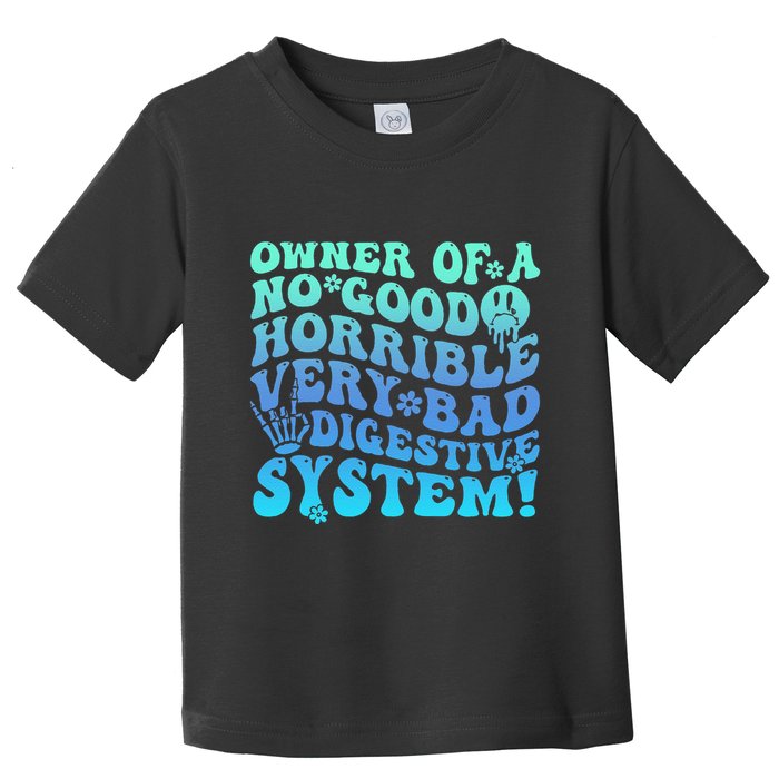 Owner Of A No Good Horrible Very Bad Digestive System Toddler T-Shirt