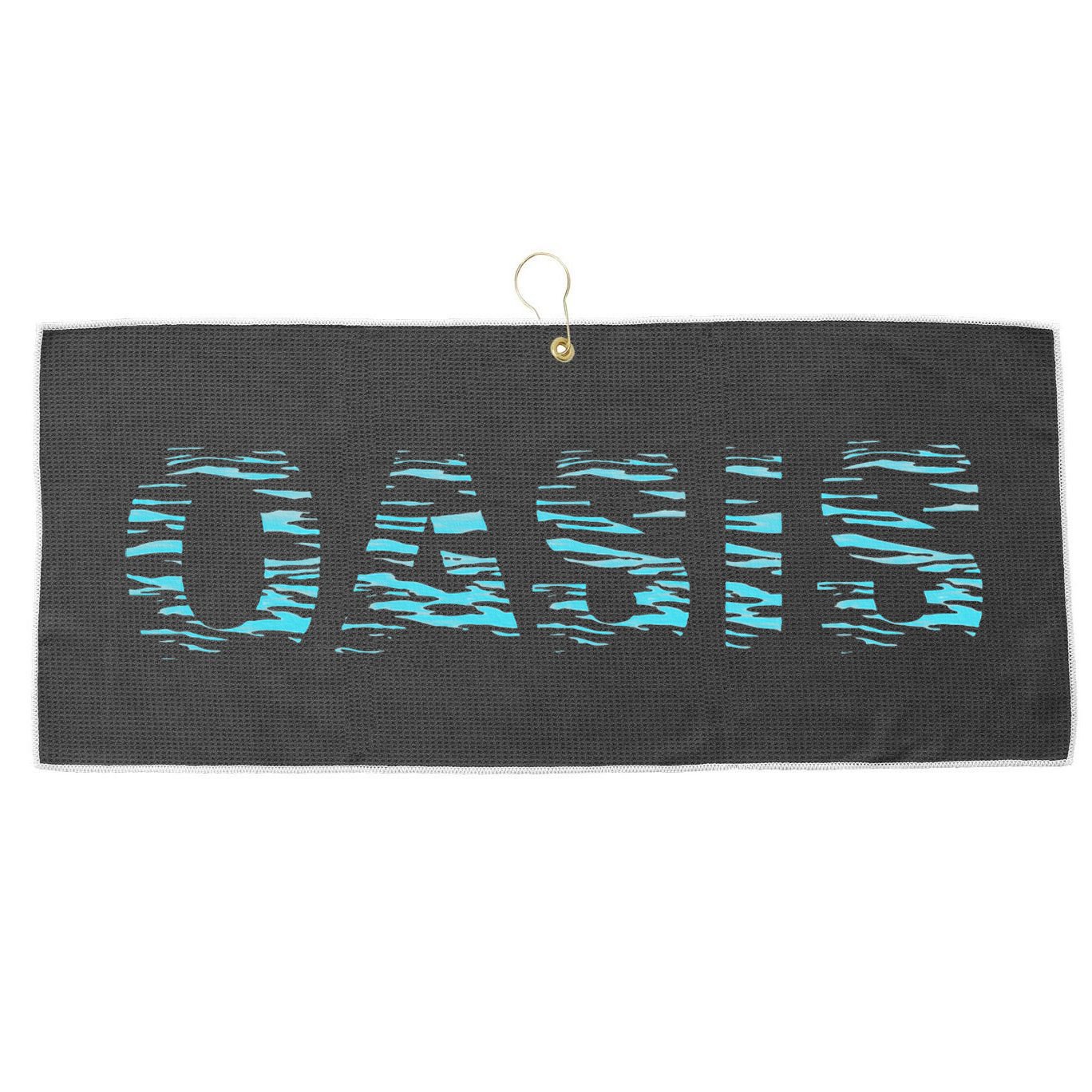 O.A.S.I.S Large Microfiber Waffle Golf Towel
