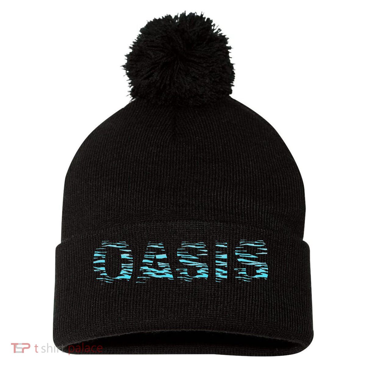 O.A.S.I.S Pom Pom 12in Knit Beanie