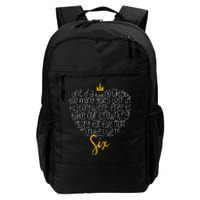 One of a Kind No Category Six Queens Lettered Heart Daily Commute Backpack