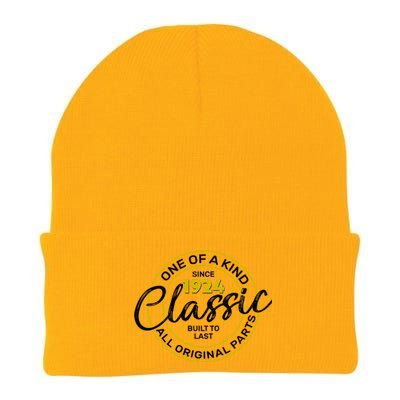 One Of A Kind Since 1924 Classic 100th Birthday Knit Cap Winter Beanie