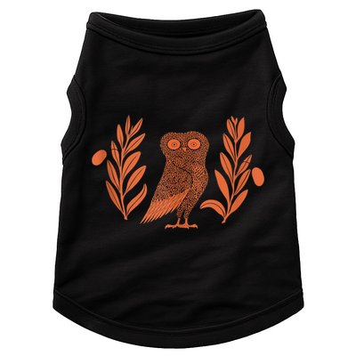 Owl Of Athena Doggie Tank