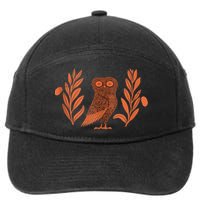 Owl Of Athena 7-Panel Snapback Hat