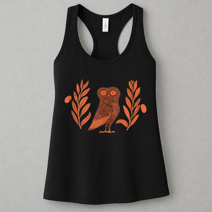 Owl Of Athena Womens Tank Top