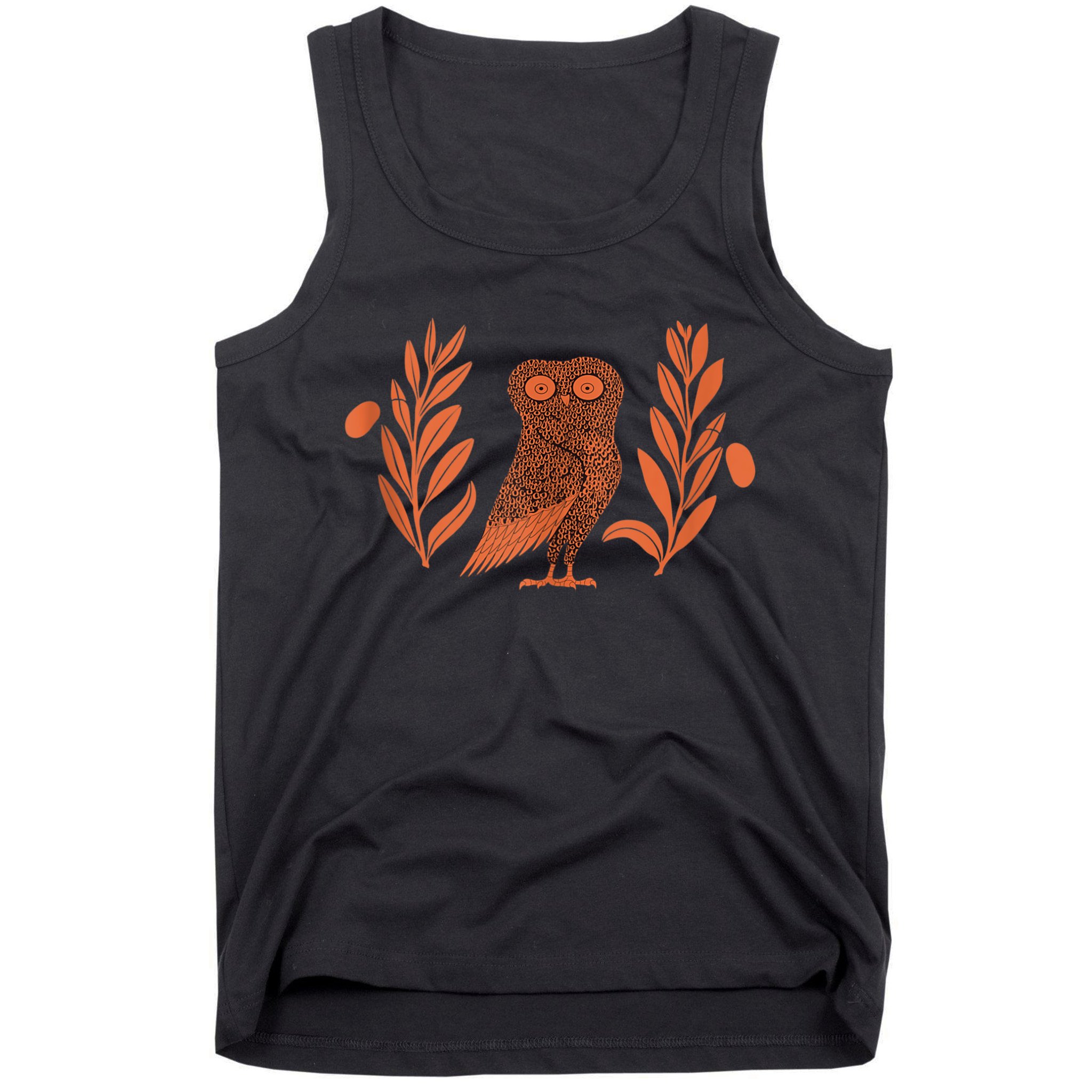 Owl Of Athena Tank Top