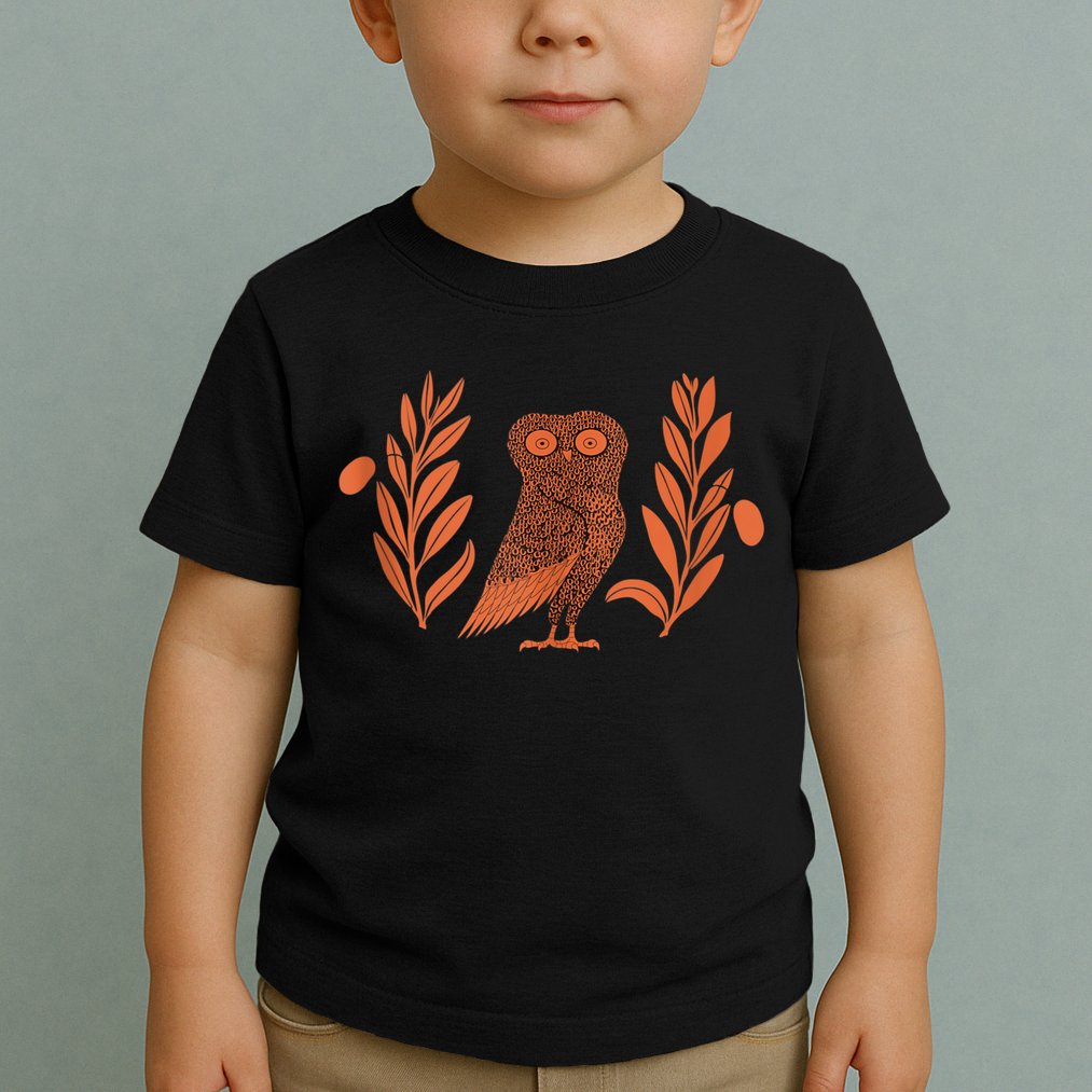 Owl Of Athena Toddler T-Shirt