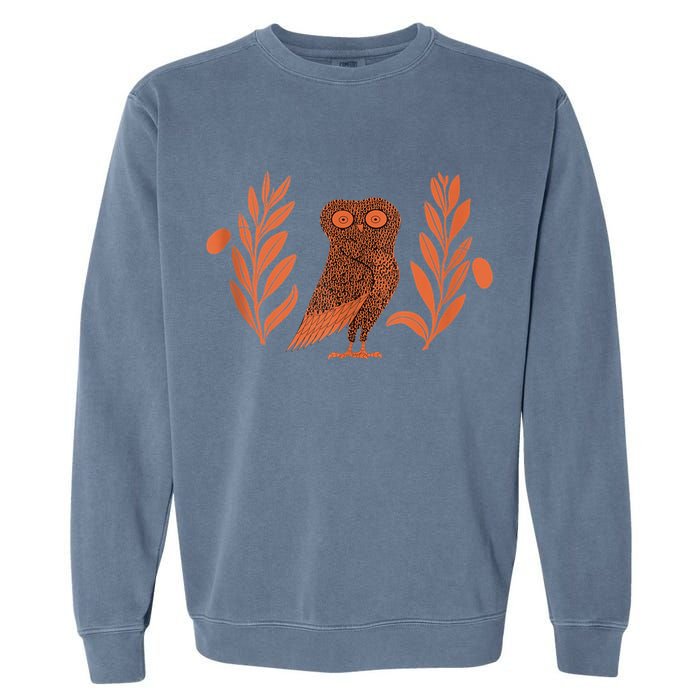 Owl Of Athena Garment-Dyed Sweatshirt