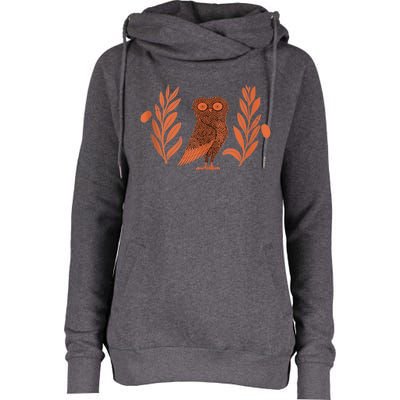 Owl Of Athena Womens Funnel Neck Pullover Hood