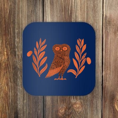 Owl Of Athena Coaster