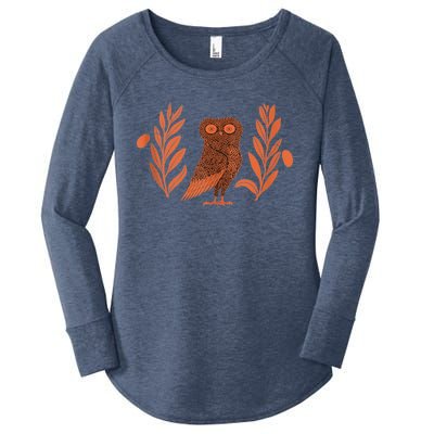 Owl Of Athena Women's Perfect Tri Tunic Long Sleeve Shirt