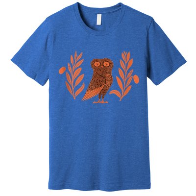 Owl Of Athena Premium T-Shirt