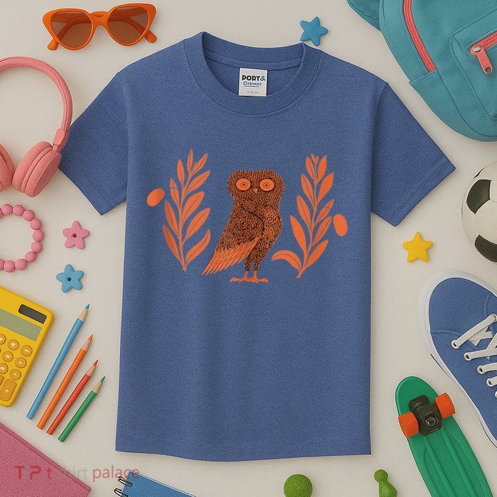 Owl Of Athena Kids T-Shirt