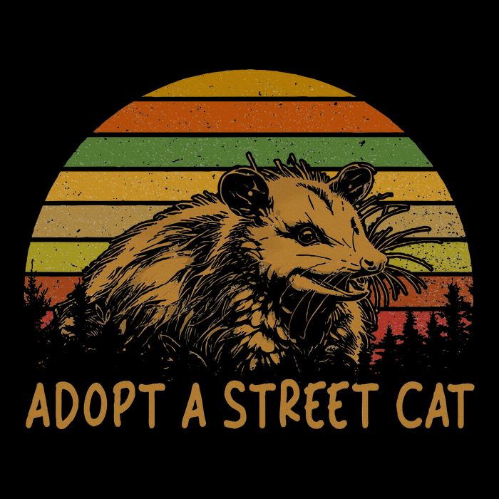 Opossums Outfits Adopt A S.T.R.E.E.T Cat Opossum Animals 16 in Basic Backpack