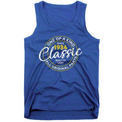 One Of A Kind Since 1934 Classic 90th Birthday Tank Top