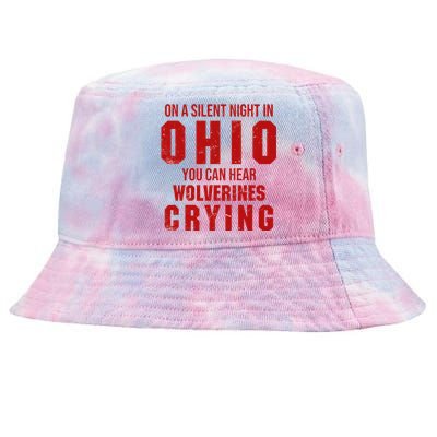 Ohio On A Silent Night In Ohio You Can Hear Tie-Dyed Bucket Hat