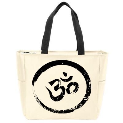 Ohm Om Aum Yoga Meditation Spiritual Namaste Gift Hoodie Zip Tote Bag