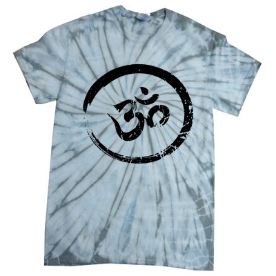 Ohm Om Aum Yoga Meditation Spiritual Namaste Gift Hoodie Tie-Dye T-Shirt