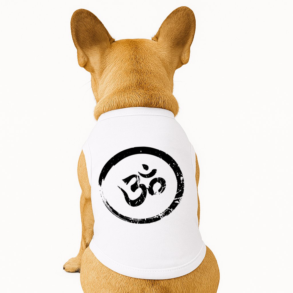 Ohm Om Aum Yoga Meditation Spiritual Namaste Gift Hoodie Doggie Tank