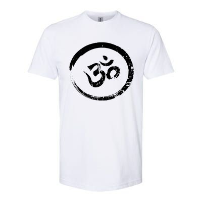 Ohm Om Aum Yoga Meditation Spiritual Namaste Gift Hoodie Softstyle CVC T-Shirt