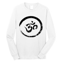 Ohm Om Aum Yoga Meditation Spiritual Namaste Gift Hoodie Long Sleeve Shirt