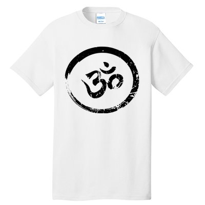 Ohm Om Aum Yoga Meditation Spiritual Namaste Gift Hoodie Tall T-Shirt