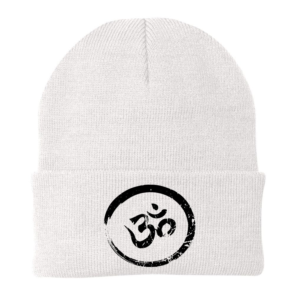 Ohm Om Aum Yoga Meditation Spiritual Namaste Gift Hoodie Beanie