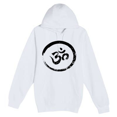 Ohm Om Aum Yoga Meditation Spiritual Namaste Gift Hoodie Premium Pullover Hoodie