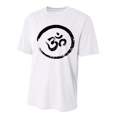 Ohm Om Aum Yoga Meditation Spiritual Namaste Gift Hoodie Performance Sprint T-Shirt