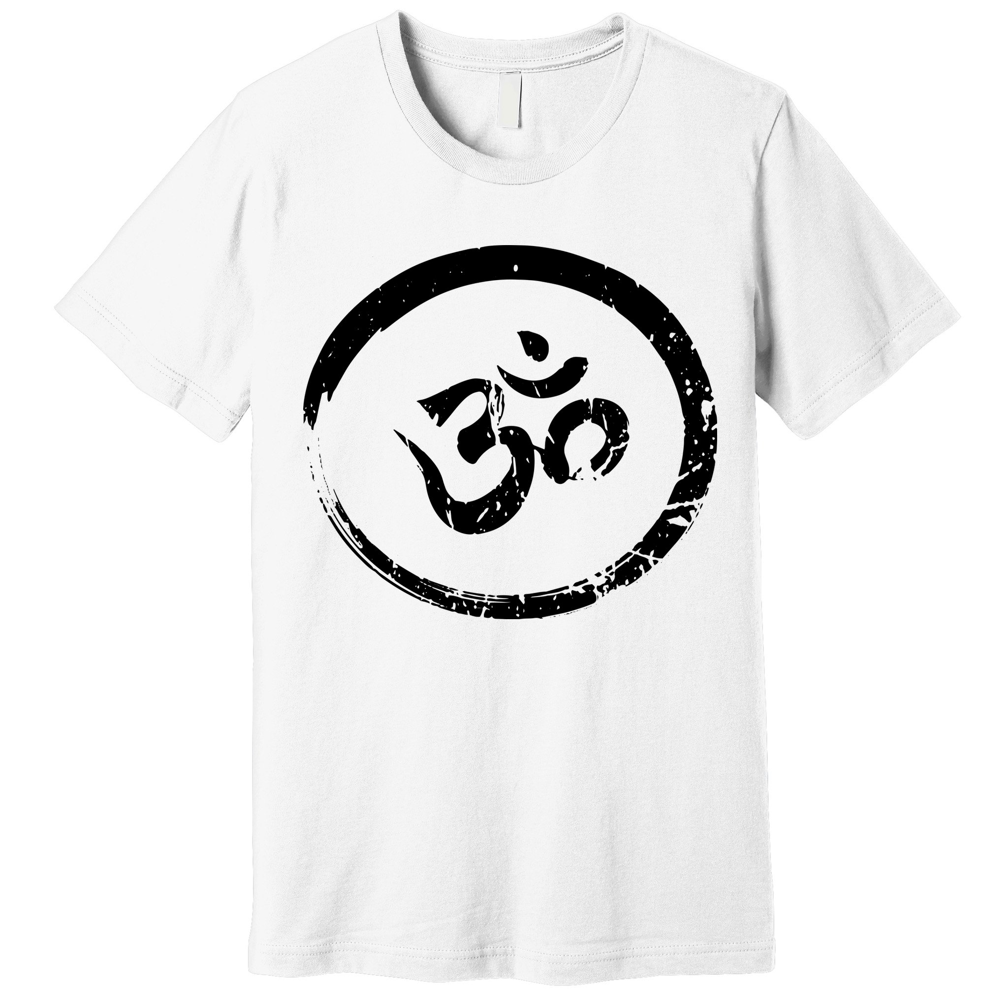 Ohm Om Aum Yoga Meditation Spiritual Namaste Gift Hoodie Premium T-Shirt