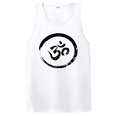 Ohm Om Aum Yoga Meditation Spiritual Namaste Gift Hoodie PosiCharge Competitor Tank