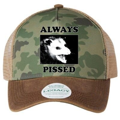 Opossum Opossum Always Pissed Legacy Tie Dye Trucker Hat