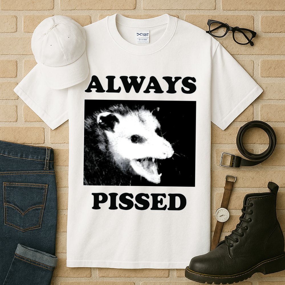 Opossum Opossum Always Pissed Tall T-Shirt