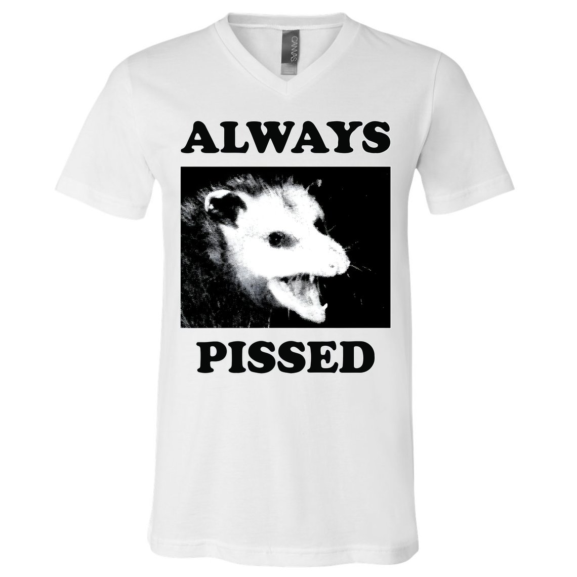 Opossum Opossum Always Pissed V-Neck T-Shirt