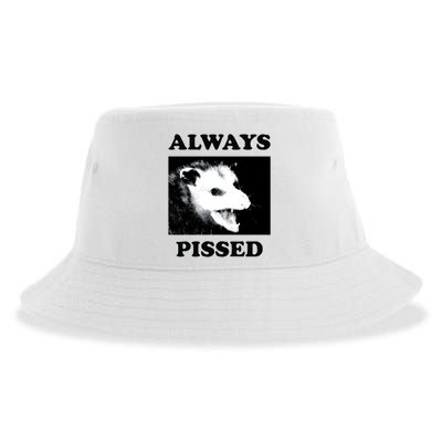 Opossum Opossum Always Pissed Sustainable Bucket Hat