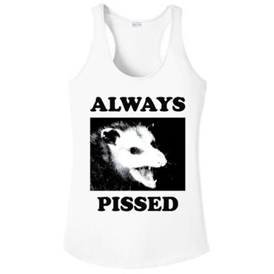 Opossum Opossum Always Pissed Ladies PosiCharge Competitor Racerback Tank