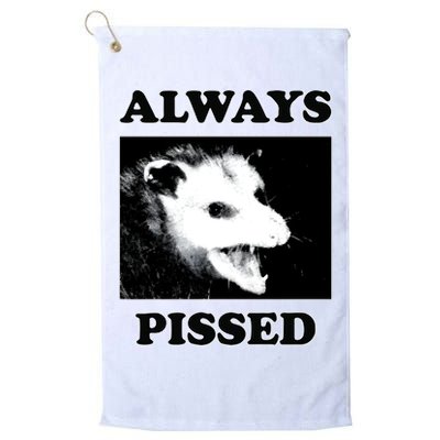 Opossum Opossum Always Pissed Golf Towel