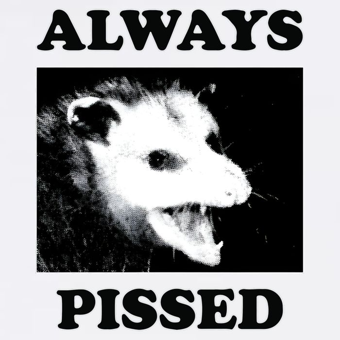 Opossum Opossum Always Pissed Golf Towel