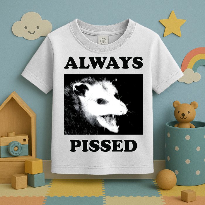 Opossum Opossum Always Pissed Toddler T-Shirt