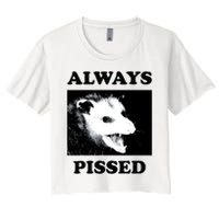Opossum Opossum Always Pissed Women's Crop Top Tee