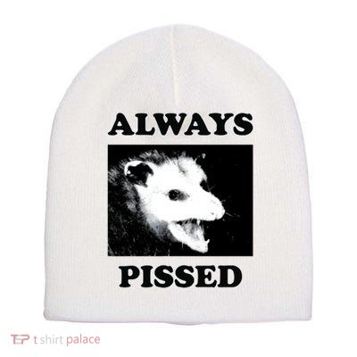 Opossum Opossum Always Pissed Short Acrylic Beanie