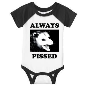 Opossum Opossum Always Pissed Infant Baby Jersey Bodysuit