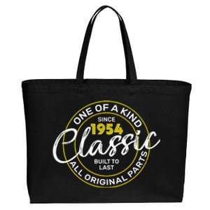 One Of A Kind Since 1954 Classic 70th Birthday Cotton Canvas Jumbo Tote