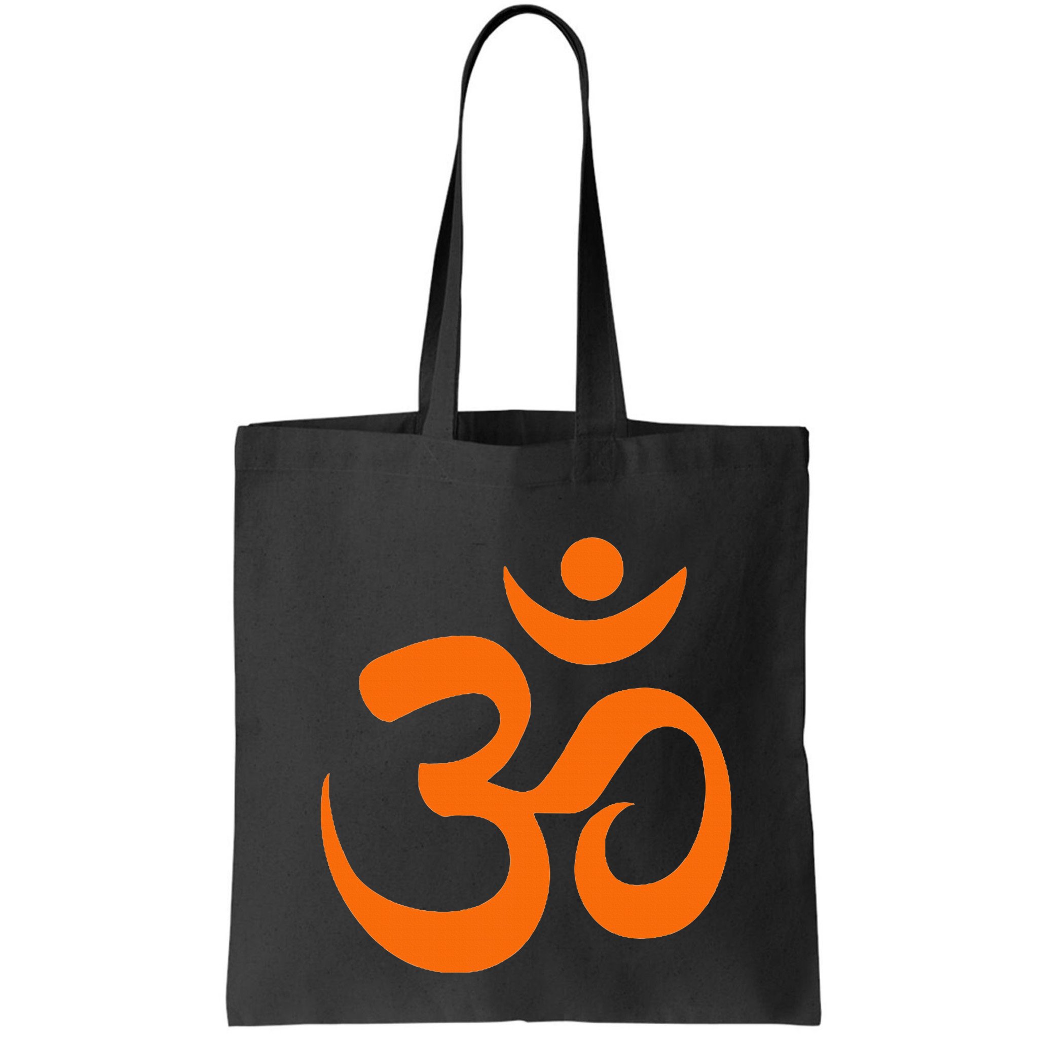 Om Omkar Aum Symbol Orange Graphic Spiritual Yoga Meditation Bag