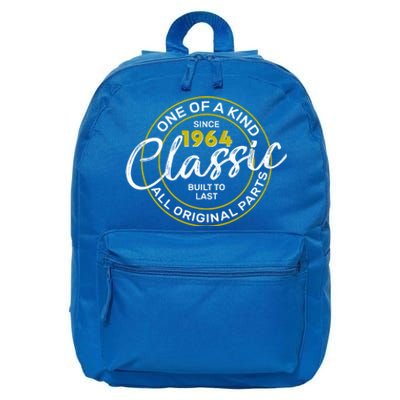 One Of A Kind Since 1964 Classic 60th Birthday 16 in Basic Backpack