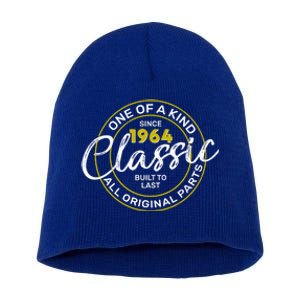 One Of A Kind Since 1964 Classic 60th Birthday Short Acrylic Beanie